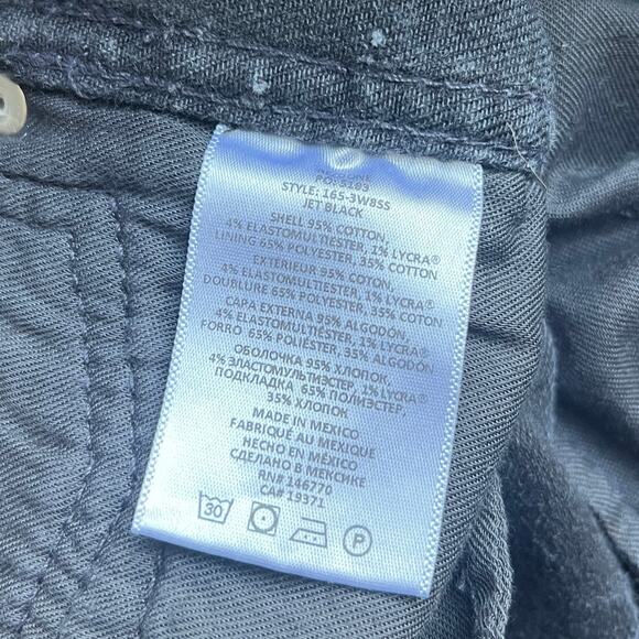 RE/DONE 80s Slim Straight Jeans in Jet Black Size 27 - Picture 5 of 6